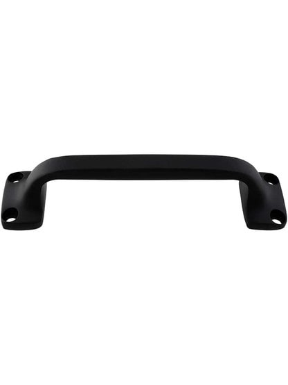 6 inch Solid-Brass Window Utility Pull in Matte Black.